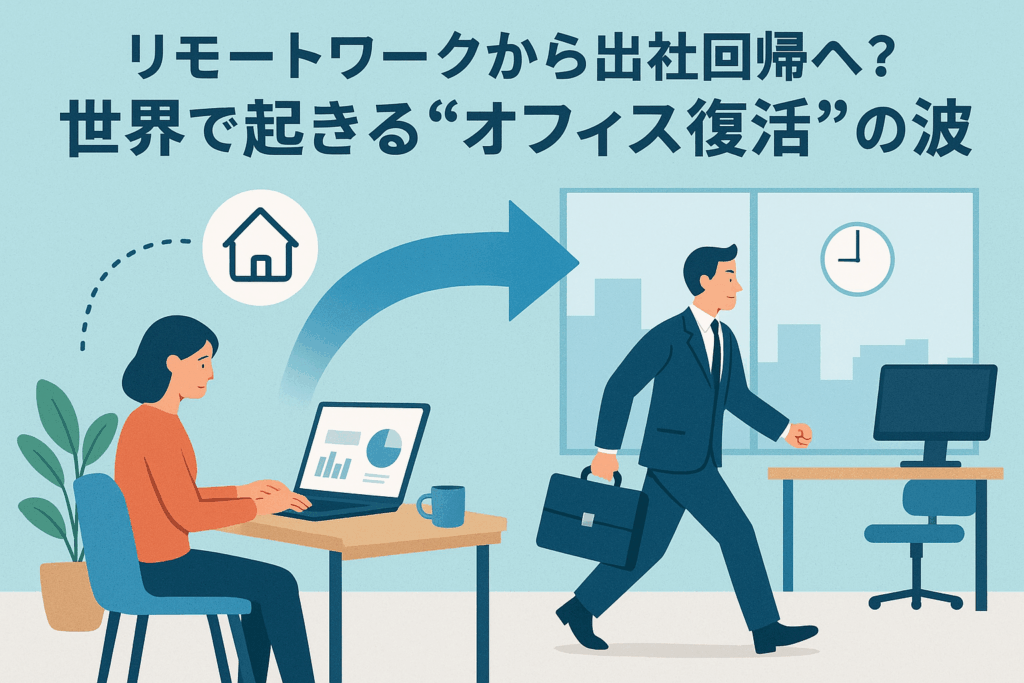 リモートワークから出社回帰へ？世界で起きる“オフィス復活”の波