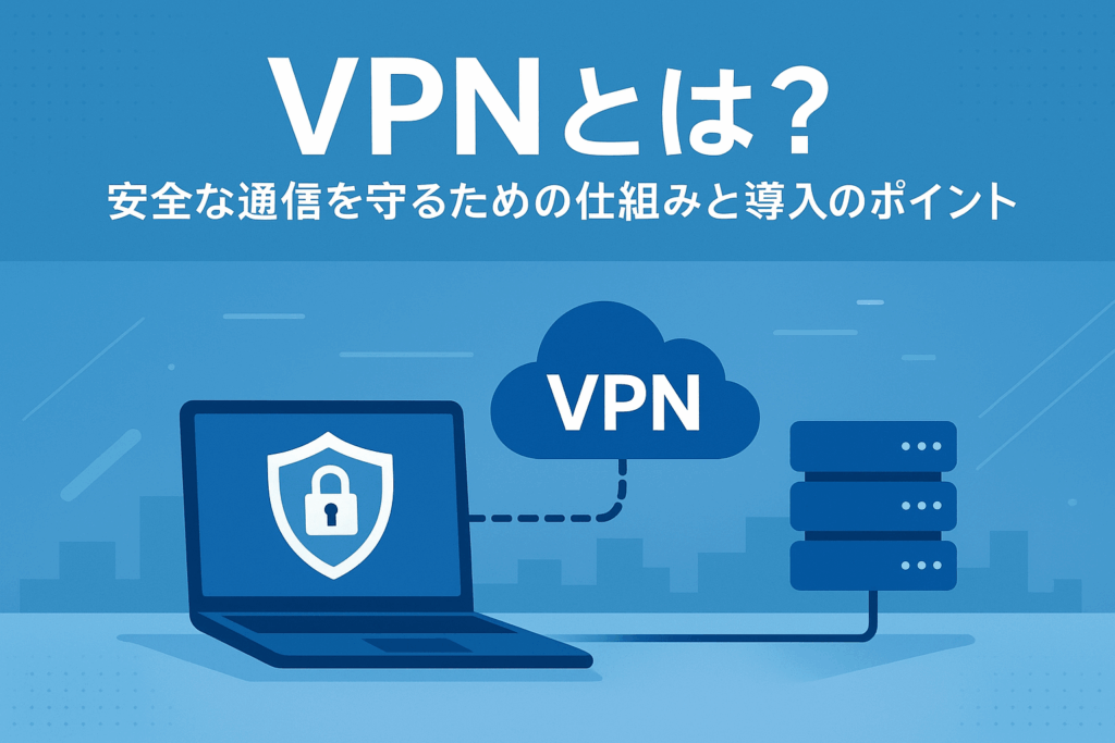 VPNとは？安全な通信を守るための仕組みと導入のポイント