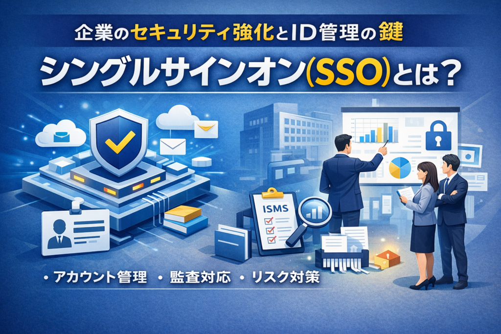 シングルサインオン（SSO）とは？企業のセキュリティとID管理を強化する仕組みをわかりやすく解説